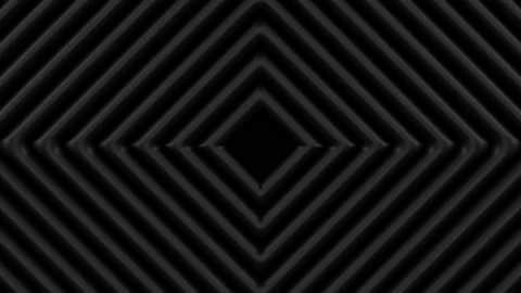 Wavy rhombus on the black surface. 3d rendering. Stock Footage 164597669
