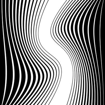 Wavy, ripply vertical lines. Abstract background. Vector art. Stock Illustration