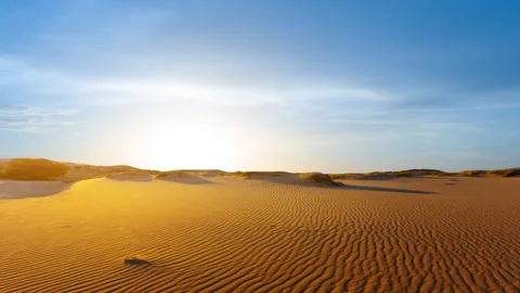 Wavy sad desert at the sunset 스톡 동영상 335399286