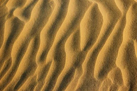 Wavy Sand Pattern Stock Photos