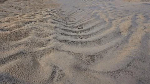 The wavy sand texture for the background Stock Illustration