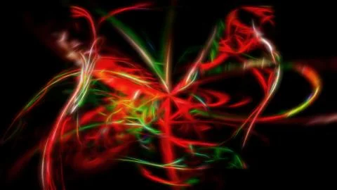 Wavy saturated colors Stock Illustration