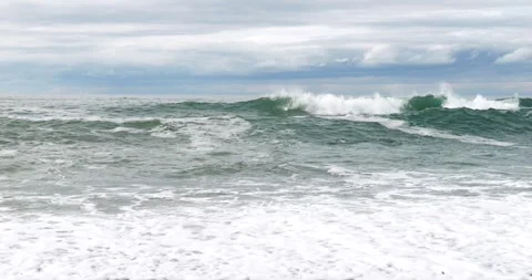 Wavy Sea Stock Footage 332151941