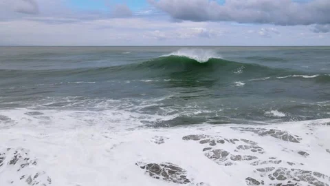 Wavy Sea Footage Vídeo Stock 334451697