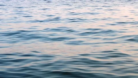 Wavy sea, smooth surface Stock Footage 141186305