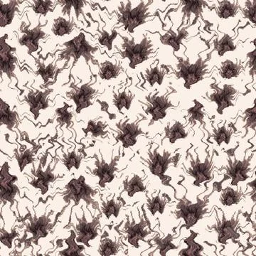 Wavy seamless pattern design work 库存插图