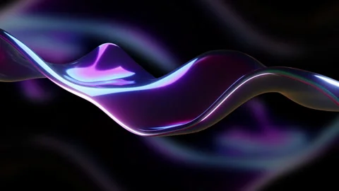 Wavy Shape Background Stock Footage 277804528