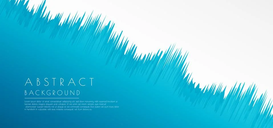 Wavy shape overlap layer deep blue sea concept with space Stock Illustration