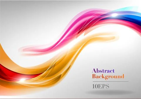 Wavy shapes Illustrazione stock