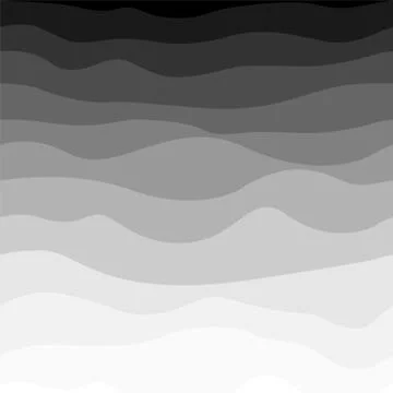 Wavy simple striped pattern - halftone design. Trendy gradient abstract Illustrazione stock