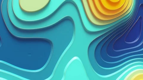 Wavy Slices Stock Footage 242750515