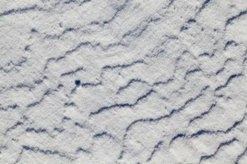 Wavy snowy surface Stock Photos