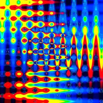 Wavy Spectrum Illustrazione stock