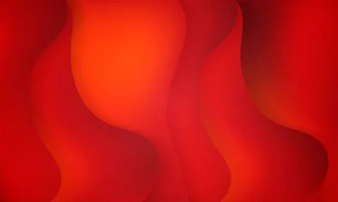 Wavy spotted red background Stock Illustration