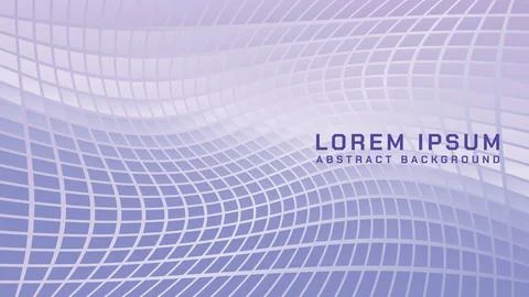 Wavy square pattern with pastel violet gradient color. Abstract background .. Stock Illustration