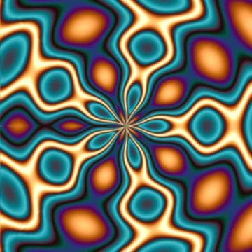 Wavy Starburst Stock Illustration