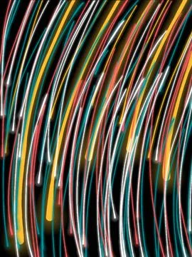 Wavy Streak Abstract Illustrazione stock