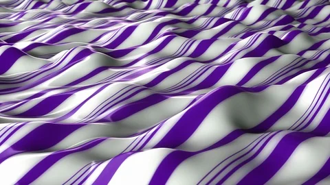 Wavy Striped Abstract surface - Purple Color Stock Footage 107778511