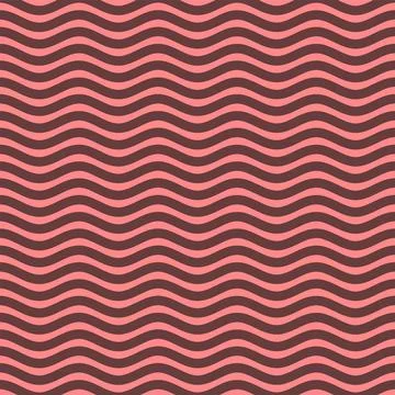 Wavy Striped Colorful Pattern Background Stock Illustration