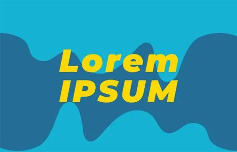 Wavy striped ornament. Pattern background with blue waves. Vector design for  Illustrazione stock