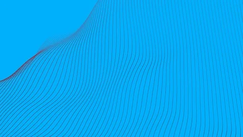 Wavy stripes on blue background Stock Footage 104231406