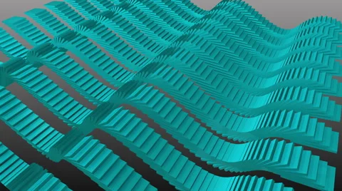 Wavy Stripes Tile Stock Footage 63973860