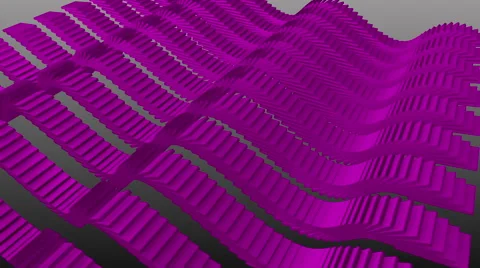 Wavy Stripes Tile Stock Footage 63973886