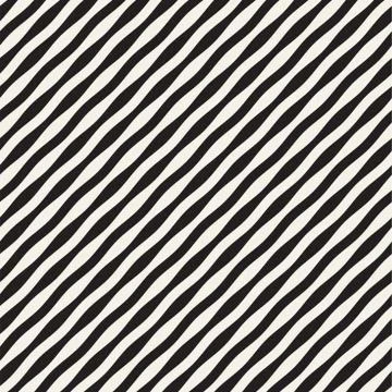 Wavy stripes vector seamless pattern. Retro wavy texture. Geometric lines Stock Illustration