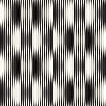 Wavy stripes vector seamless pattern. Retro wavy texture. Geometric lines m.. Stockillustratie