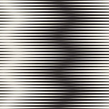 Wavy stripes vector seamless pattern. Retro wavy engraving texture. Geometr.. Illustrazione stock