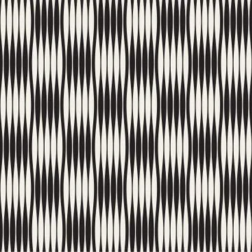 Wavy stripes vector seamless pattern. Retro wavy texture. Geometric lines m.. Stockillustratie