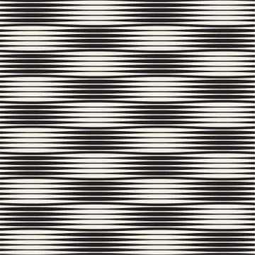 Wavy stripes vector seamless pattern. Retro wavy texture. Geometric lines m.. Stockillustratie