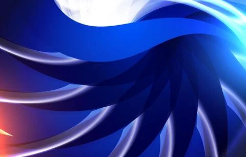 Wavy stylish modern abstract vector with with blue color background design Stock Illustration