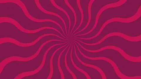 Wavy Sunburst Rotating Background Hand Drawn Doodle Animation Stock Footage 336849803