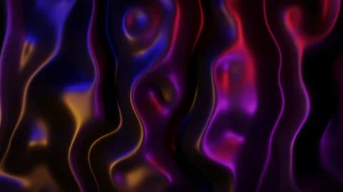 Wavy surface animation with multi color light. Stock Footage 191791978