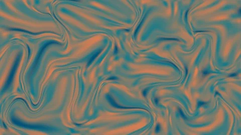 The wavy surface is blue and orange. The colored surface shimmers in different Vídeos de archivo 129690443