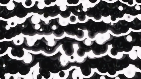 Wavy surface bubbles animated texture. Stock Footage 126349263