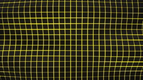 Wavy surface made of black cubes with glowing background Stock Footage 111185464