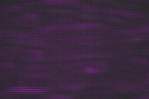 Wavy surface made of cubes with glowing background Illustrazione stock