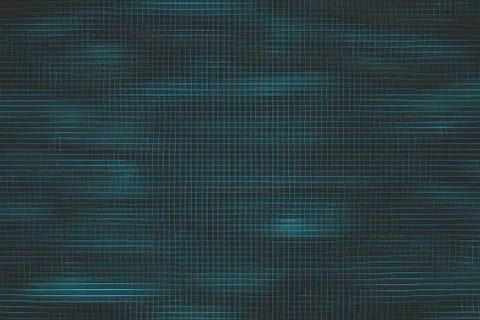 Wavy surface made of cubes with glowing background Stock Illustration