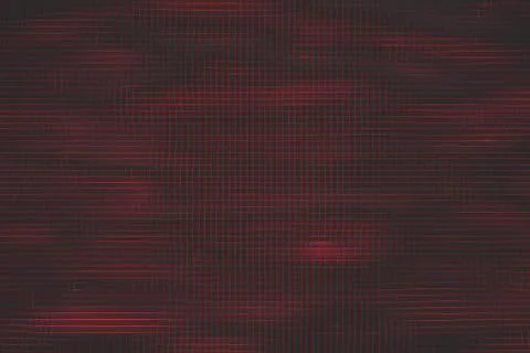 Wavy surface made of cubes with glowing background Stock Illustration