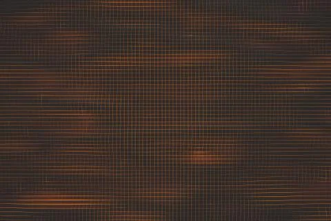 Wavy surface made of cubes with glowing background Stock Illustration