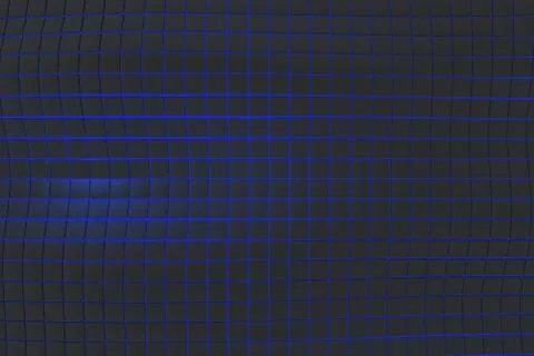 Wavy surface made of cubes with glowing background Stock Illustration