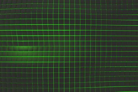 Wavy surface made of cubes with glowing background Stock Illustration