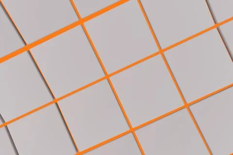 Wavy surface made of cubes with glowing background Stock Illustration