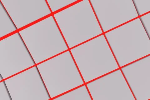 Wavy surface made of cubes with glowing background Stock Illustration