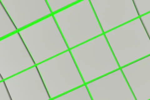 Wavy surface made of cubes with glowing background Stock Illustration