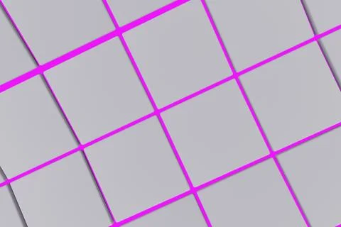 Wavy surface made of cubes with glowing background Stock Illustration