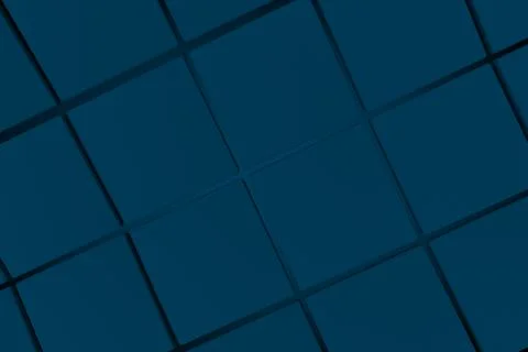 Wavy surface made of cubes Stock Illustration