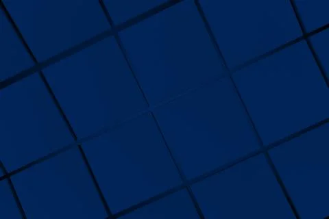 Wavy surface made of cubes Illustrazione stock